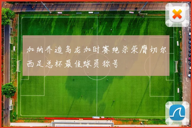 加纳乔造乌龙加时赛绝杀荣膺切尔西足总杯最佳球员称号
