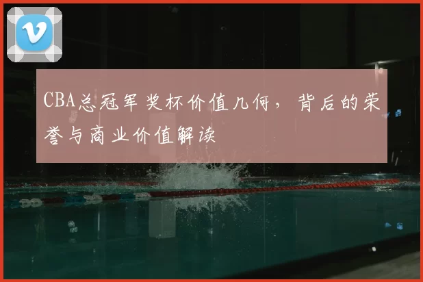 CBA总冠军奖杯价值几何，背后的荣誉与商业价值解读
